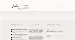 Desktop Screenshot of juliarelax.com
